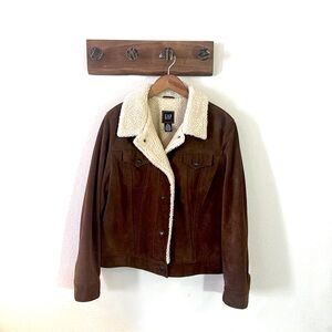 Gap Genuine Leather Jacket Women’s Size XL